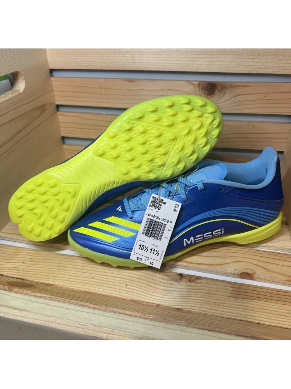 Adidas F50 Messi League Turf Soccer Sneakers Shoes [JQ6613] Men's Size 10.5 New